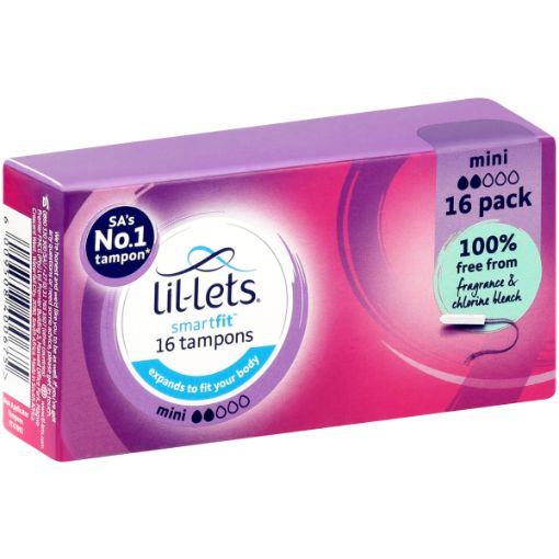 LIL-LETS TAMPON MINI LGHT N/APPL