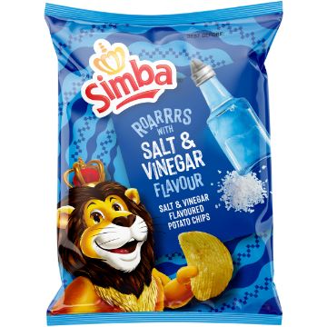 SIMBA POTATO CHIPS SALT & VINEGAR 120G