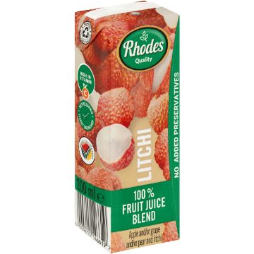 RHODES 100% FRT JCE BLN LITCHI 200ML