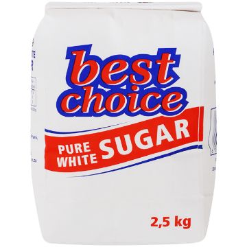 BEST CHOICE WHITE SUGAR 2.5KG