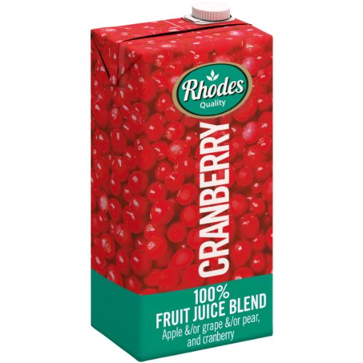 RHODES FRUIT JUICE 100% FRUIT JCE BLND CRANBERRY