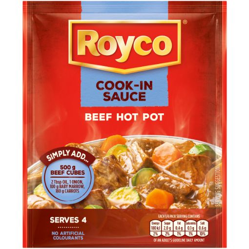 ROYCO COOK IN SCE DRY BEEF HOT POT 48G