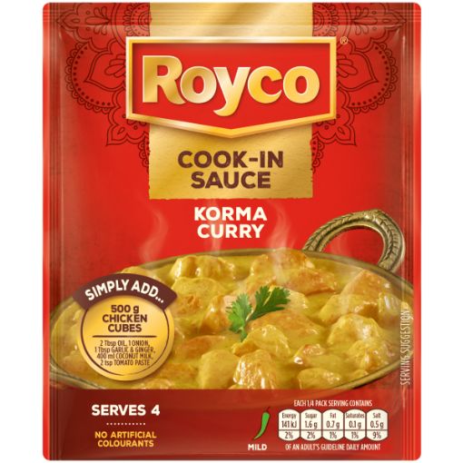 ROYCO DRY COOK IN SCE CHICKEN KORMA 41G