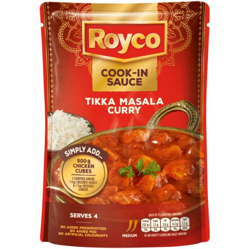 ROYCO WET COOK IN SCE TIKKA MASALA 375G