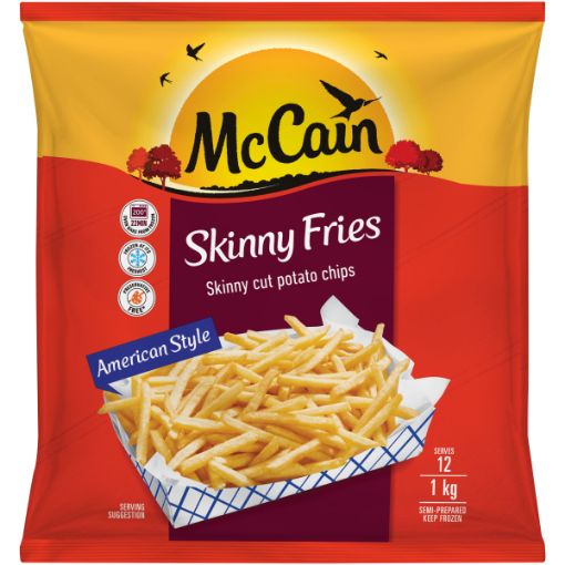 MCCAIN FROZ CHIPS FROZEN POTATO SKINNY FRIES