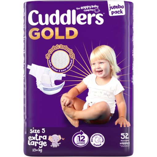 CUDDLERS GOLD DIAPERS JP S5 52EA