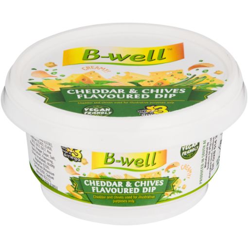 B-WELL CHEDDAR & CHIVES DIP 125G