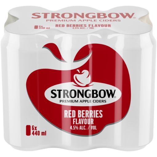 STRONGBOW RED BERRIES CAN 440ML x 6