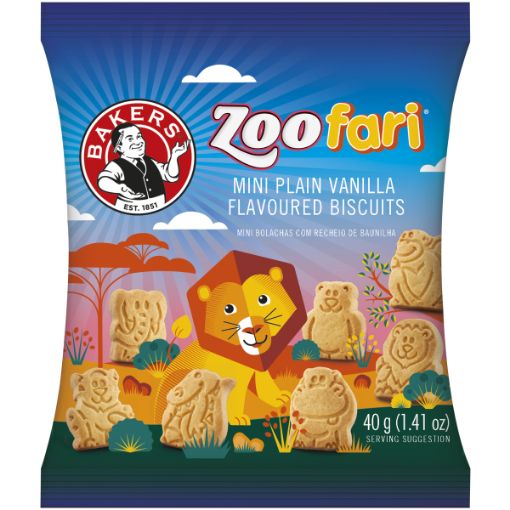 BAKERS BISCUIT ZOOFARI 40G