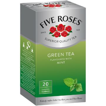 FIVE ROSES TEA GREEN &MINT