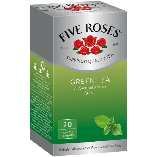 FIVE ROSES TEA GREEN &MINT