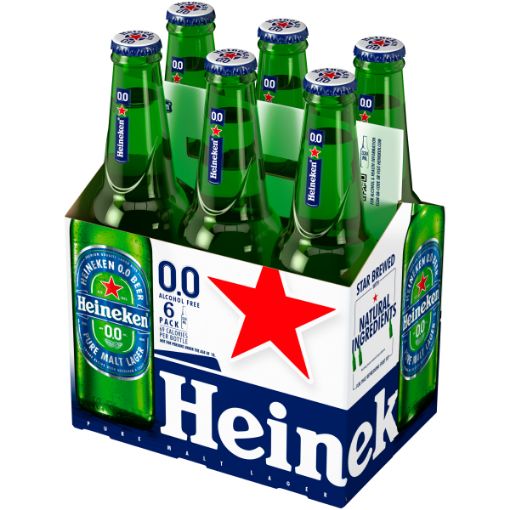 HEINEKEN LAGER 0% ALCOHOL 330ML x 6