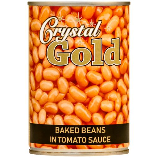 CRYSTAL GOLD BEANS IN TOMATO SAUCE 410G
