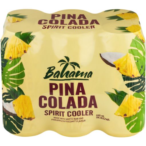 BAHAMA PINA COLADA S/COOLER 440ML x 6