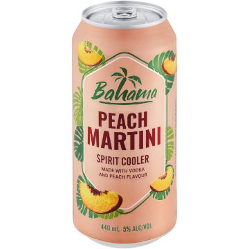BAHAMA PEACH MARTINI S/COOLER 440ML