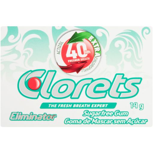 CLORETS ELIMINATOR CHEWING GUM