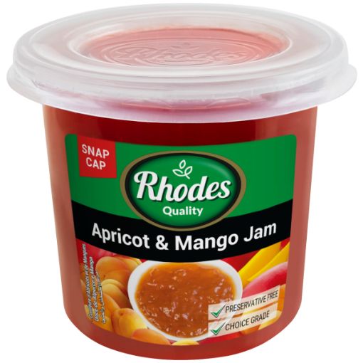 RHODES JAM APRICOT&MANGO PLASTIC 600G