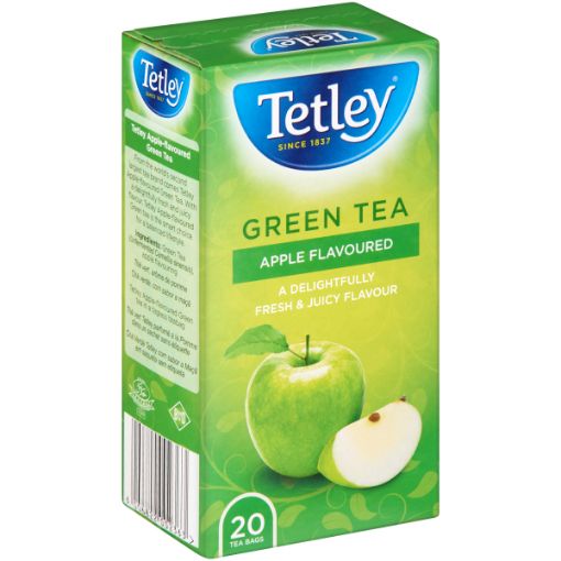 TETLEY TEA GREEN AND APPLE