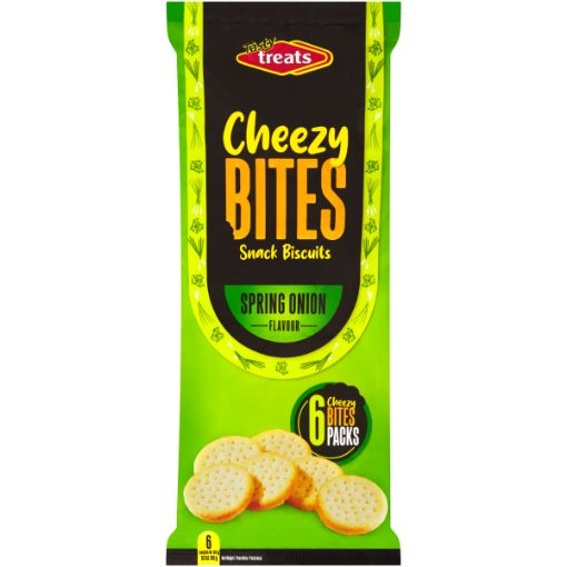 TASTY TREATS BISCUITS CHEEZY BITES S/ONION
