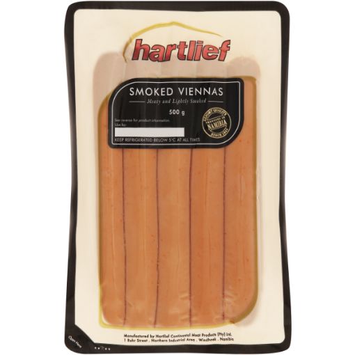 HARTLIEF SMOKED VIENNAS 500G
