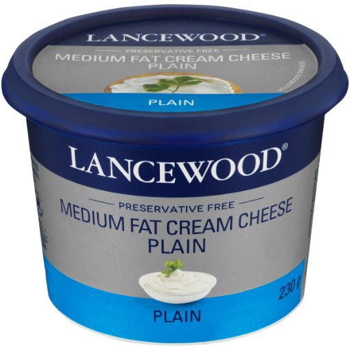 LANCEWOOD CREAM CHEESE PLAIN 230G