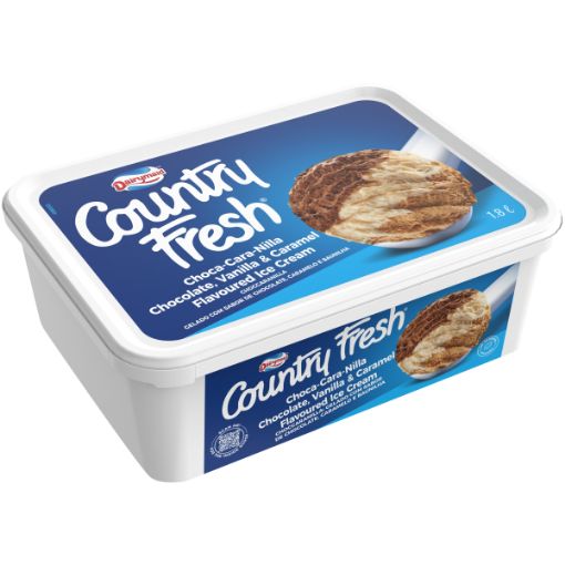 COUNTRY FRESH ICE CREAM C/FRESH I/CRM CHOC CARANILLA  1 x 1.8LT
