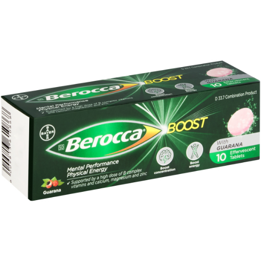 BEROCCA BOOST EFFERVESCENT  1 x 10`S