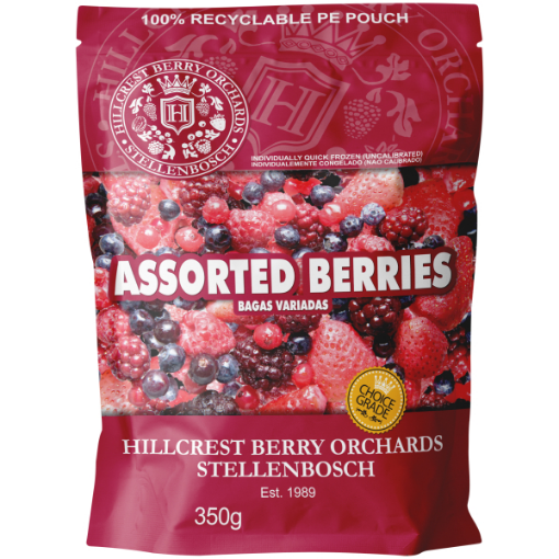 HILLCREST ASSORTED BERRIES  1 x 350G