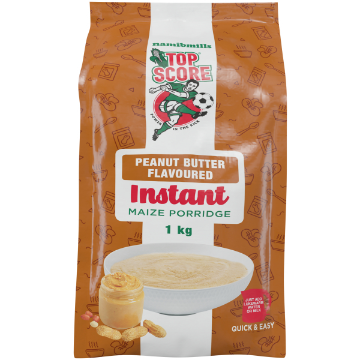 TOP SCORE INSTANT PORRIDGE PEA BUTTER  1 x 1KG