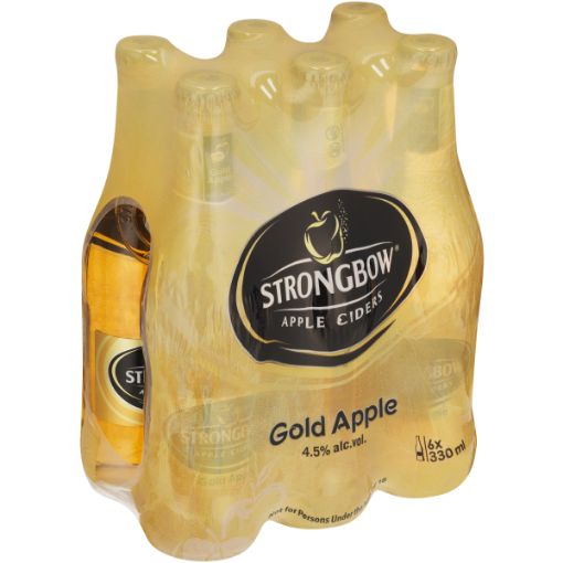 STRONGBOW GOLD APPLE NRB  6 x 330ML x 6