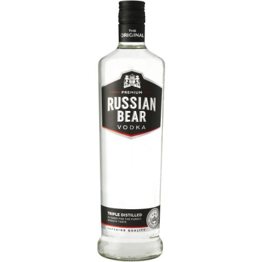 RUSSIAN BEAR VODKA  1 x 750ML
