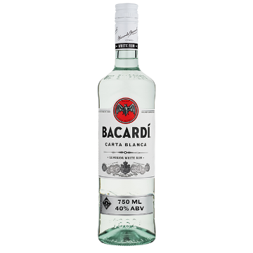 BACARDI SUPERIOR RUM  1 x 750ML
