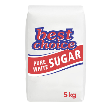 BEST CHOICE WHITE SUGAR  1 x 5KG