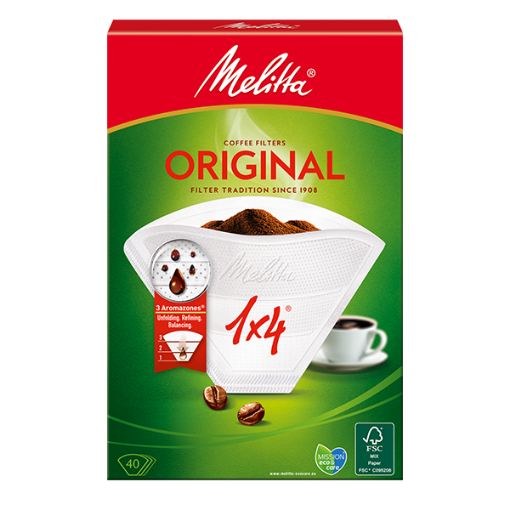 MELITTA COFFEE FILTER BAGS 1X4  1 x 40`S