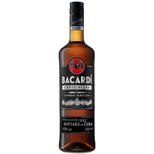 BACARDI CARTA NEGRA  1 x 750ML