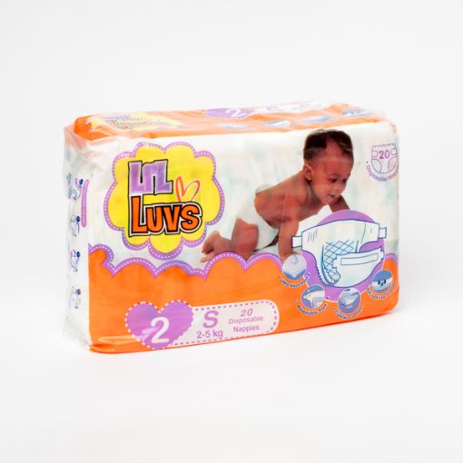 LIL LUVS NAPPIES SMALL  1 x 100`S