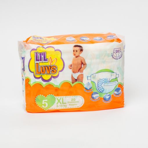 LIL LUVS NAPPIES X-LARGE  1 x 20`S