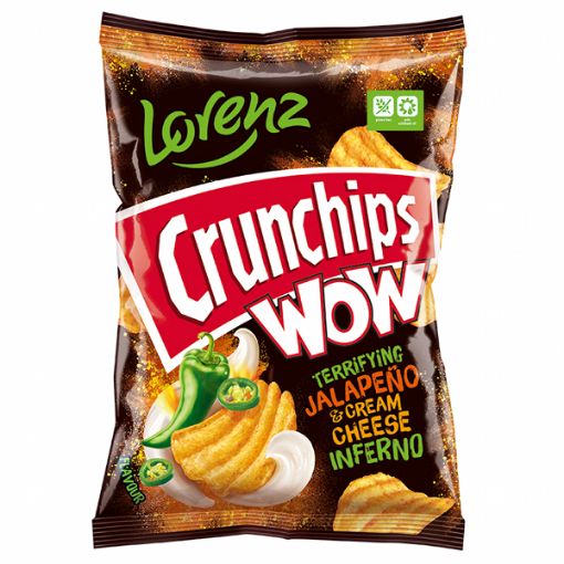 LORENZ CRUNCHIPS JALAPENO&CRM CHSE  1 x 110G
