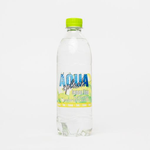 AQUASPLASH SPARK LEMON/LIME WATER  1 x 500ML