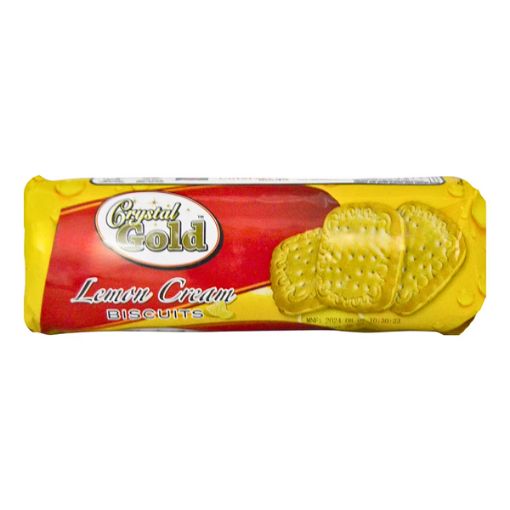 CRYSTAL GOLD LEMON CREAM BISCUIT  1 x 150G
