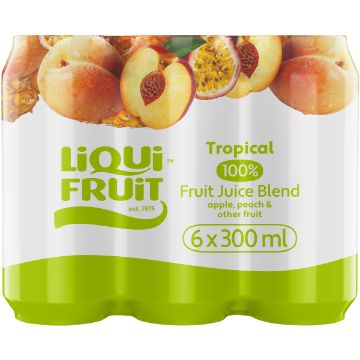 LIQUI-FRUIT L/L FRUIT JUICE TROPICAL  6 x 300ML x 6