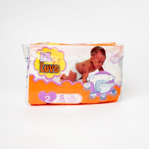 LIL LUVS NAPPIES SMALL  1 x 50`S