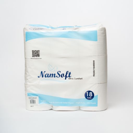 NAMSOFT ULTRA COMFORT 2 PLY ( 350 SHEETS)  1 x 18`S